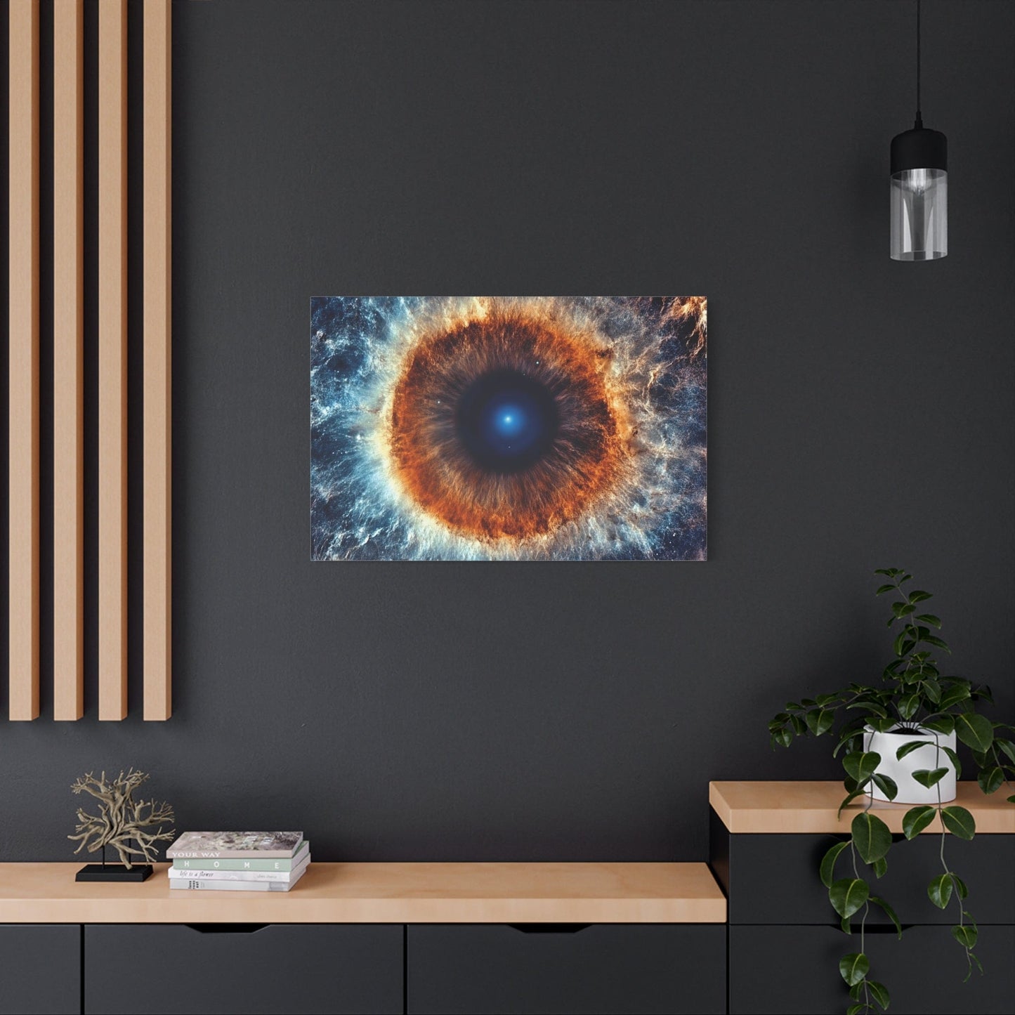 Galactic Eye Canvas Art, Cosmic Wall Decor, Space-Inspired Art, Unique Home Decor, Astronomical Gift Idea