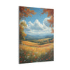 Autumn Décor, Canvas Art, AI Autumn Landscape, Nature Artwork Gift, Modern Wall Hanging, Unique Wall Art