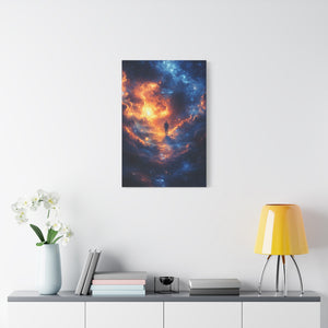 Cosmic Wall Art Canvas Print, Galaxy Decor, Celestial Home Decor, Sci-Fi Art, Unique Gift for Space Lovers