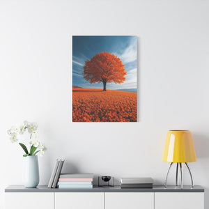 Vibrant Autumn Canvas Print - Colorful Home Décor, Fall Wall Art, Rustic Décor