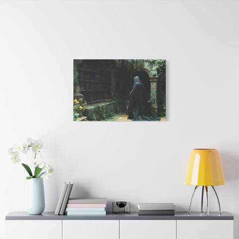 Mystical Canvas Wall Art, Enchanted Decor for Home, Dark Aesthetic Artwork, Gothic Wall Hanging, Unique Gift Idea
