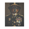 Australian Shepherd Military Wall Art - Patriotic Dog Décor for Army, Air Force, Navy, Marines