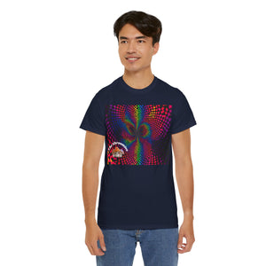 Psychedelic Rainbow Vortex T-Shirt — Trippy Optical Illusion Tee