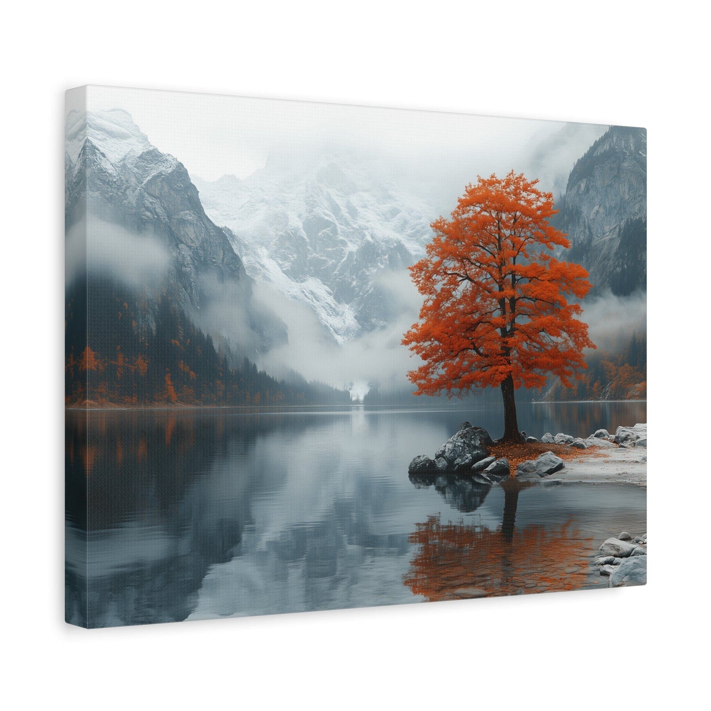 Autumn Landscape Canvas Print, Nature Art, Wall Decor, Home Aesthetic, Fall Vibe, Gift for Nature Lovers