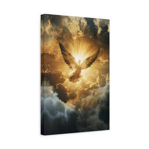 Serene Angel Canvas Art Print, Home Decor, Spiritual Decor, Gift for Her, Inspirational Wall Art, Uplifting Art Piece