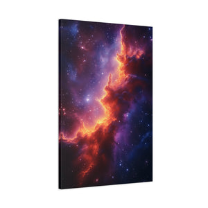 Stretched Canvas Print, Celestial Artwork, Home Decor, Space-Themed Gift, Office Wall Art, Galaxy Canvas