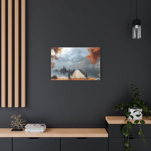 Autumn Landscape Canvas Print, Fall Wall Art, Cozy Home Decor, Nature Photography, Seasonal Decor, Gift for Nature Lovers