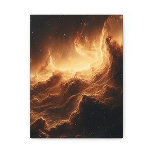 Canvas Wall Art, Cosmic Landscape, Celestial Décor, Starry Night Art, Space Wall Décor