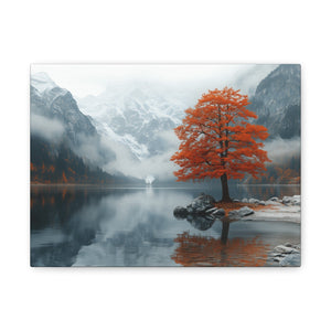 Autumn Landscape Canvas Print, Nature Art, Wall Decor, Home Aesthetic, Fall Vibe, Gift for Nature Lovers