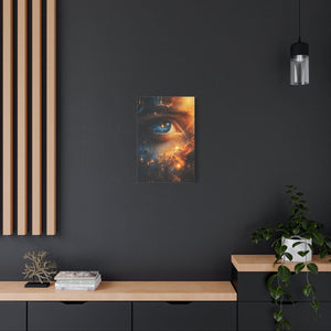 Cosmic Eye Wall Art Canvas, Mystical Home Decor, Celestial Art, Space Lover's Gift - BldyLcks Designs