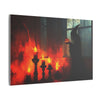 Halloween Décor, Spooky Wall Art, Canvas Art, Scary AI Images, Horror Fan Gift