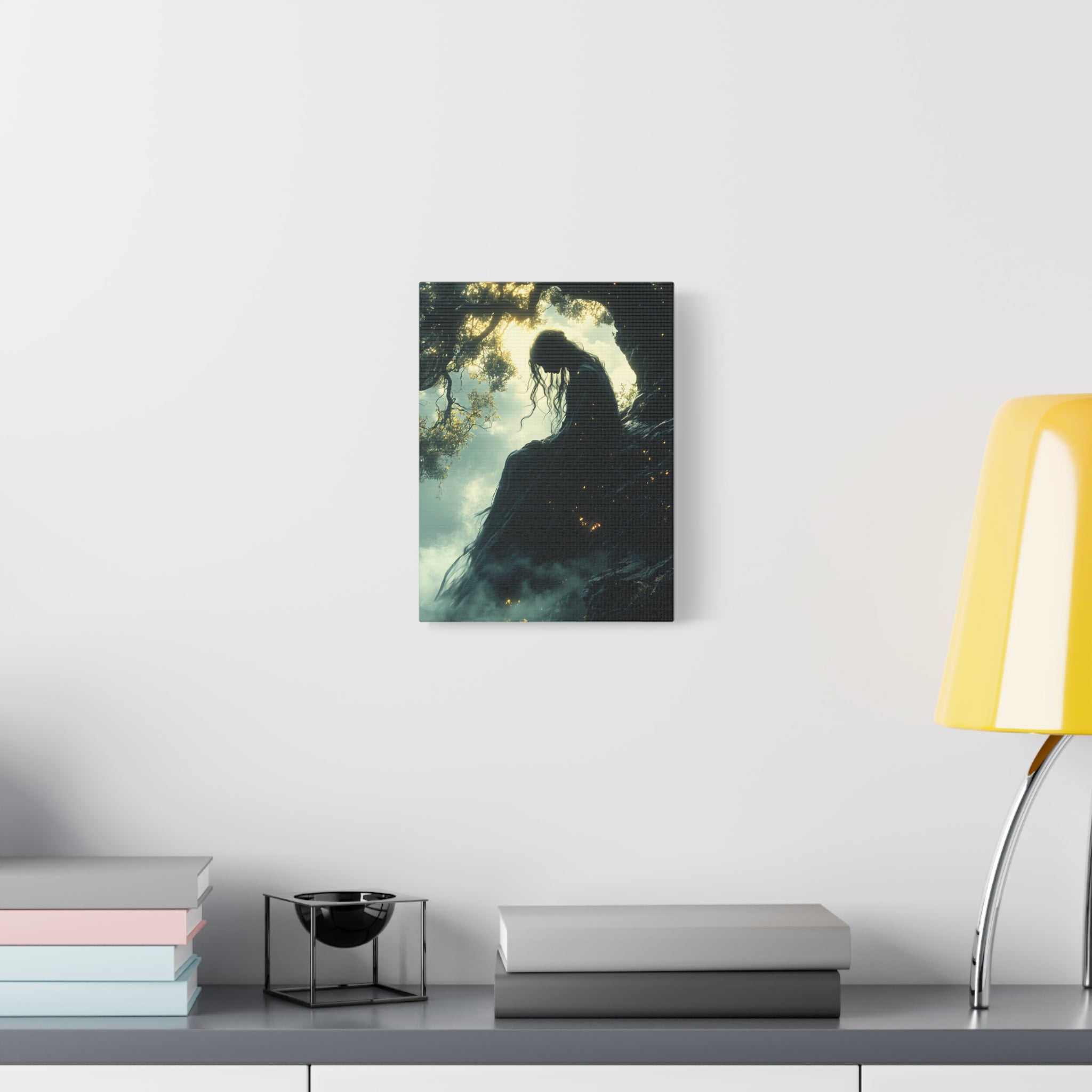 Mystical Forest Canvas Art, Dreamy Home Decor, Bohemian Wall Art, Enchanted Forest Print, Ethereal Nature Artwork, Gift for Nature Lovers