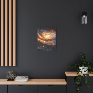 Galactic Canvas Wall Art, Cosmic Decor, Space Themed Gift, Astronomy Lover's Art, Home Decor, Starry Night Artwork