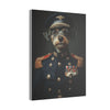 Miniature Schnauzer Military Wall Art - Patriotic Dog Décor for Army, Air Force, Navy, Marines