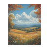 Autumn Décor, Canvas Art, AI Autumn Landscape, Nature Artwork Gift, Modern Wall Hanging, Unique Wall Art