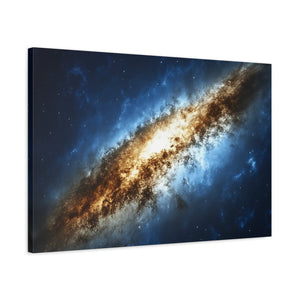 Galactic Canvas Art Print, Space Decor, Nebula Wall Art, Home Office Decor, Astronomical Gift