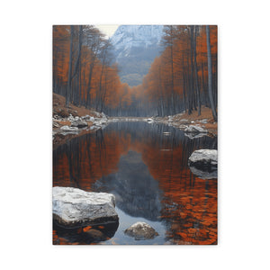 Autumn Landscape Canvas Print | Stretched Wall Art, Home Décor, Nature Artwork, Gift Idea