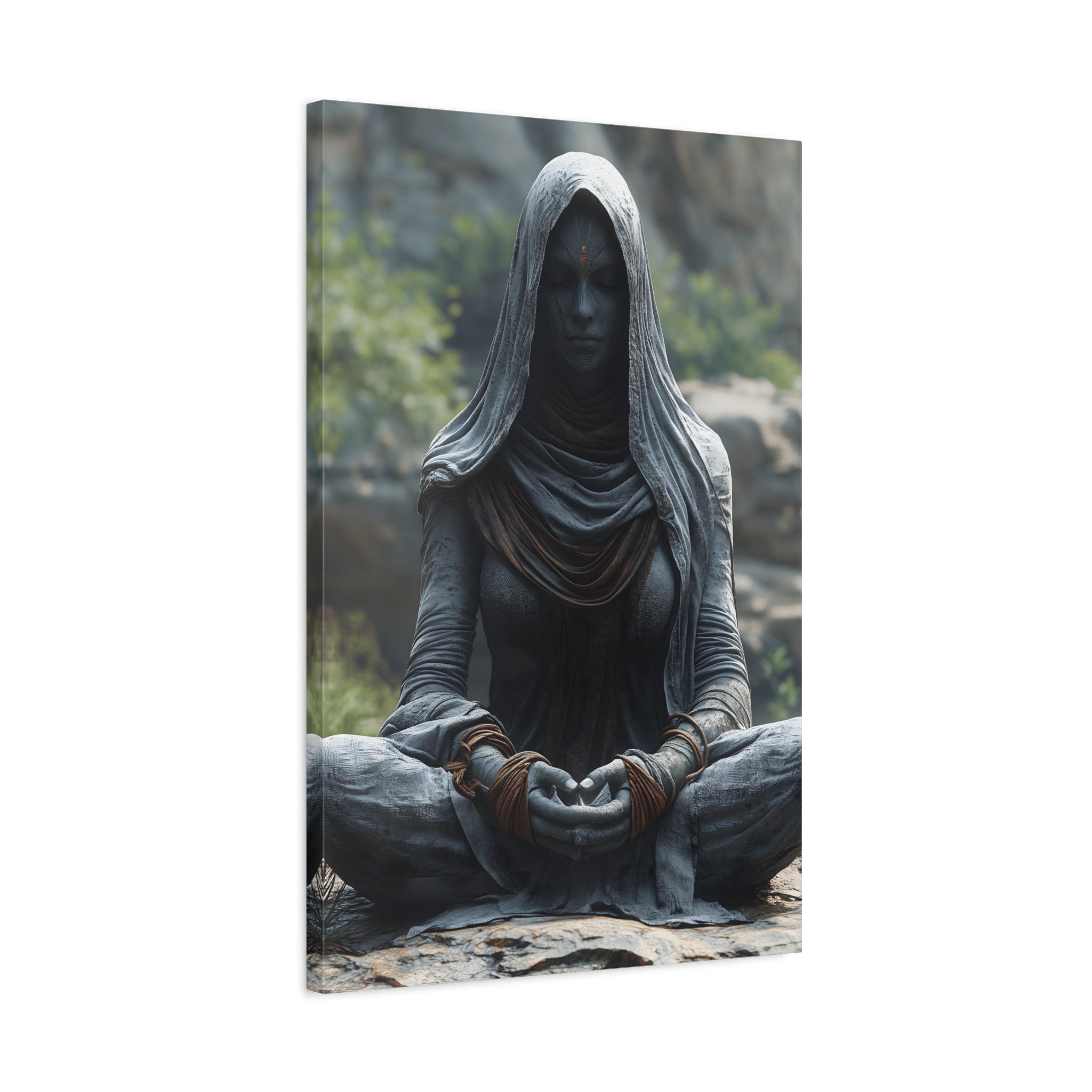Meditation Wall Art, Zen Decor for Mindfulness, Spiritual Canvas Print, Spiritual Gift, Calm Room Decor, Artwork for Yoga Enthusiasts