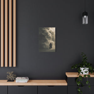 Mystical Wolf Canvas Art, Nature Lover Gift, Wall Decor, Home Aesthetic, Fantasy Art, Animal Lovers, Unique Gift Idea