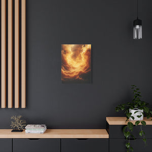 Stretched Canvas Print, Dreamy Cloud Artwork, Atmospheric Wall Decor, Abstract Art for Home, Modern Living Space Decoration