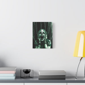 Gothic Art Canvas Print, Spooky Home Decor, Wall Art for Halloween, Unique Gift for Art Lovers, Dark Aesthetic Decoration
