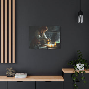 Magical Kitchen Canvas Wall Art, Fantasy Home Decor, Spellbinding Artwork, Witchy Gift, Kitchen Wall Decor, Cozy Vibes
