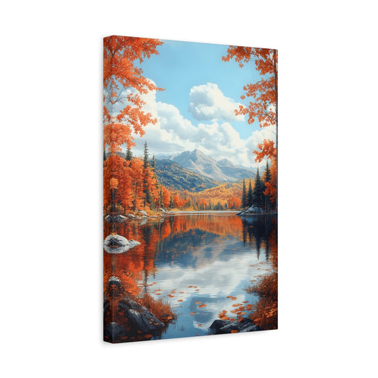 Autumn Landscape Canvas Print, Fall Wall Art, Home Decor, Nature Artwork, Gift for Nature Lovers, Outdoor Enthusiasts