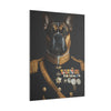 Canvas Print, AI Image Dogs Military Uniforms, Wall Art Decor, Home Office Decoration, Dog Lover Gift