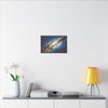 Stunning Galactic Explosion Art Print, Vibrant Cosmic Space Digital Artwork, Universe Wall Décor, Celestial Poster