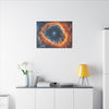 Galaxy Glow Wall Art Print, Cosmic Spiral Nebula Canvas Décor, Space Themed Print, Celestial Home Décor, Astronomy Art