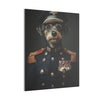 Miniature Schnauzer Military Wall Art - Patriotic Dog Décor for Army, Air Force, Navy, Marines