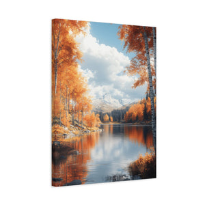 Autumn Landscape Canvas Print, Nature Wall Art, Fall Decor, Home Office Decor, Gift for Nature Lovers, Scenic Wall Hanging
