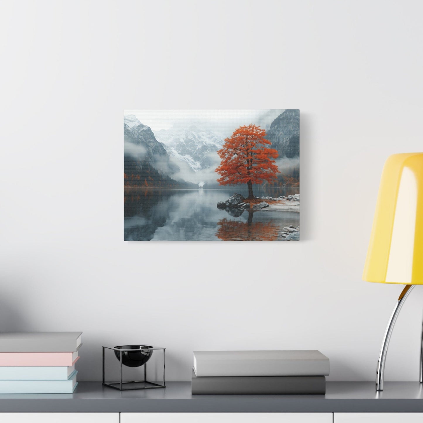Autumn Landscape Canvas Print, Nature Art, Wall Decor, Home Aesthetic, Fall Vibe, Gift for Nature Lovers