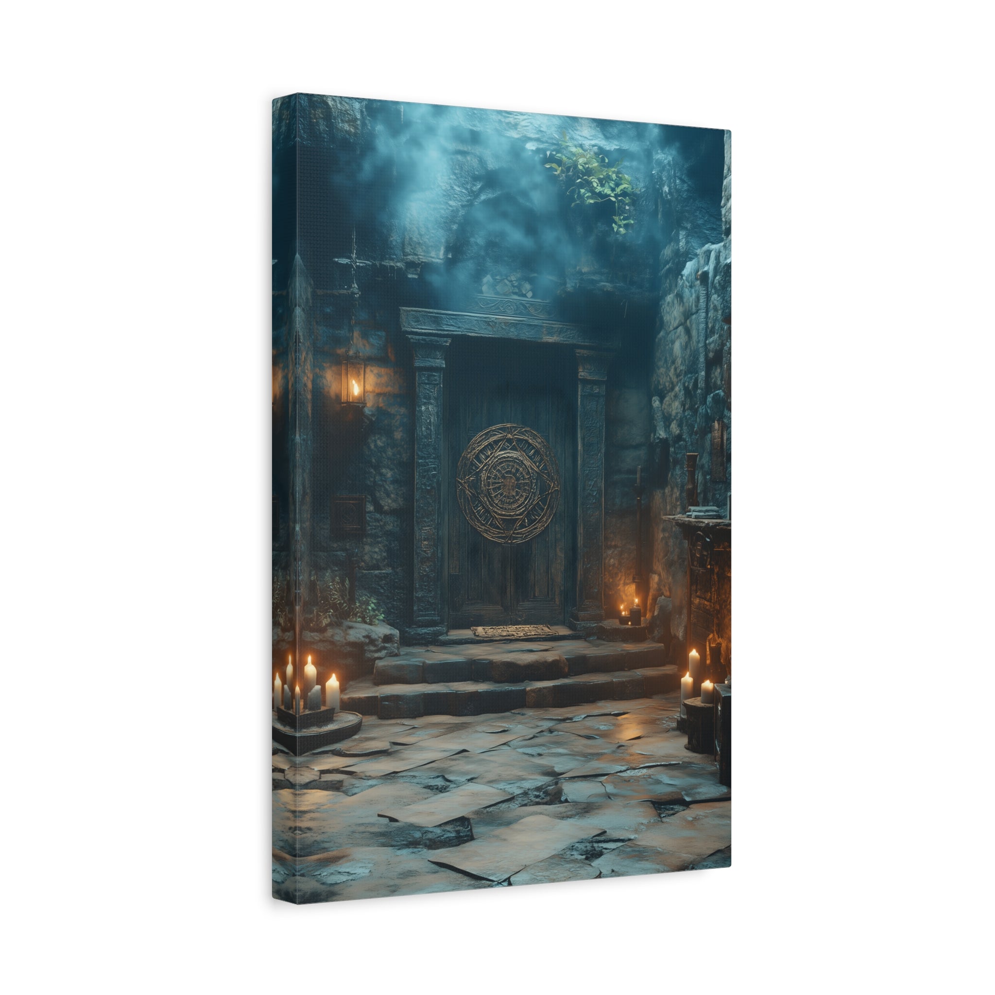 Mystical Doorway Canvas Print, Wall Art, Home Decor, Fantasy Art, Office Decoration, Bohemian Vibes, Gift Idea