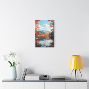 Autumn Landscape Canvas Print, Fall Wall Art, Home Décor, Nature Artwork, Gift for Nature Lovers