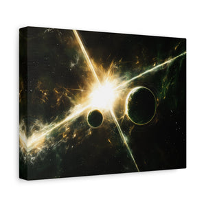 Galaxy Wall Art Canvas, Cosmic Decor, Space Artwork, Home Decoration, Gift for Astronomers, Interstellar Art Prints