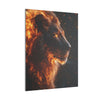 Canvas Art, Leo Astrological Sign, Stretched Canvas Print, AI Art, Matte Finish, Home Décor Wall Art