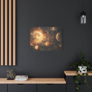 Celestial Canvas Wall Art, Cosmic Decor, Space Lover Gift, Galaxy Artwork, Home Decoration