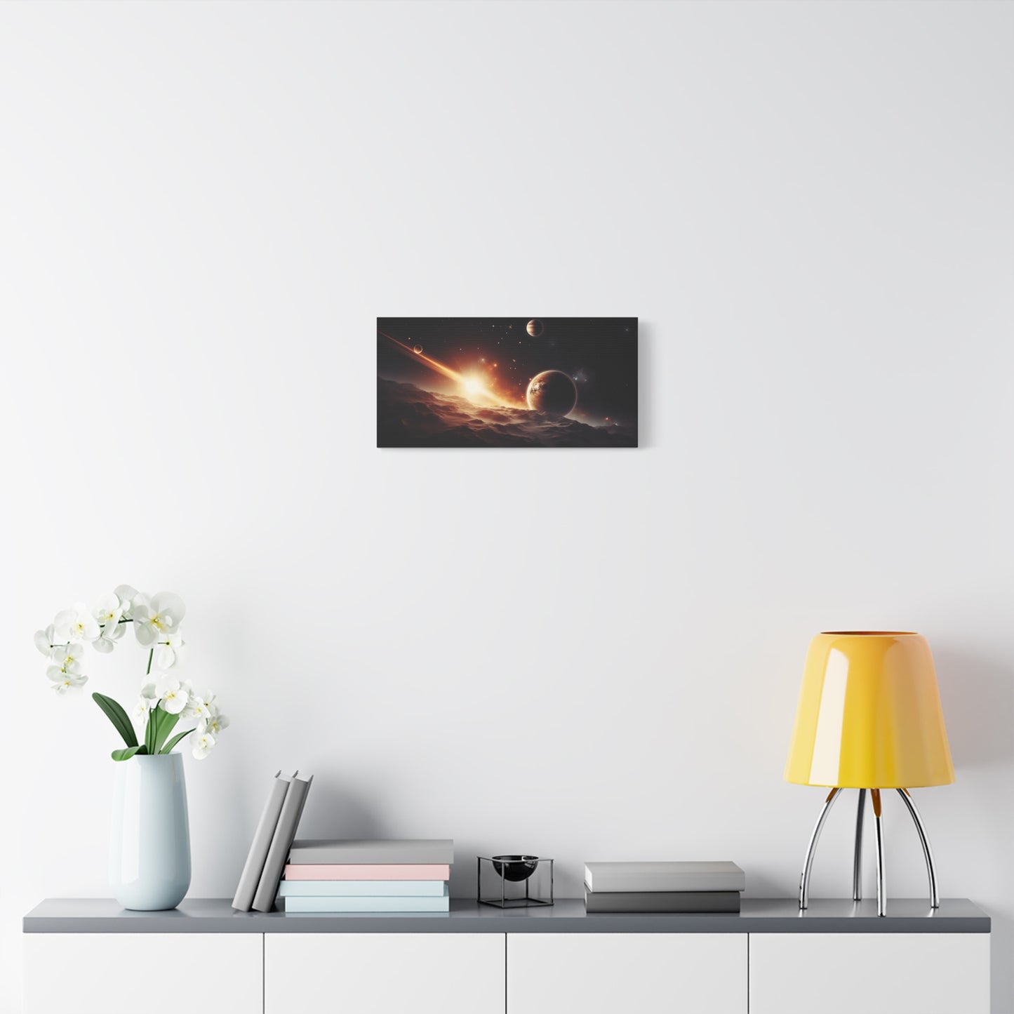 Cosmic Wall Art Canvas, Space Decor, Stellar Prints, Galaxy Home Decoration, Astronaut Bedroom Decor, Unique Gift for Space Lovers