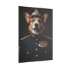 Pembroke Welsh Corgi Military Wall Art - Patriotic Dog Décor for Army, Air Force, Navy, Marines