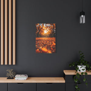 Autumn Landscape Canvas Print, Fall Decor, Cozy Room Art, Home Wall Decor, Gift for Nature Lovers, Thanksgiving Decoration