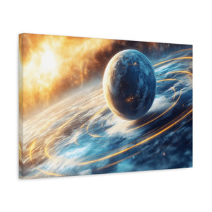 Cosmic Canvas Art, Galaxy Decor, Space Wall Art, Universe Print , Home Decoration, Gift for Astronaut Lovers