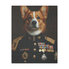 Dog, Pembroke Welsh Corgi, Military, Military Dress, Army, Air Force, Navy, Marines, Dog Wall Art, Dog Art, Military Wall Art, Military Art