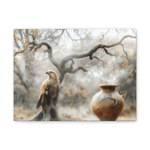 Nature-Inspired Matte Canvas Print, Wall Art, Bohemian Home Décor, Gift for Bird Lovers