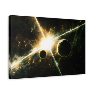 Galaxy Wall Art Canvas, Cosmic Decor, Space Artwork, Home Decoration, Gift for Astronomers, Interstellar Art Prints
