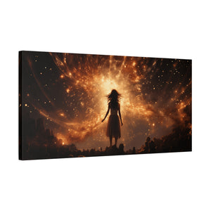 Cosmic Dreams Canvas Wall Art, High-Quality Matte Print, Celestial Decor, Cosmic Art, Gift for Space Lovers, Home Decor