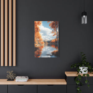 Autumn Landscape Canvas Print, Nature Wall Art, Fall Decor, Home Office Decor, Gift for Nature Lovers, Scenic Wall Hanging