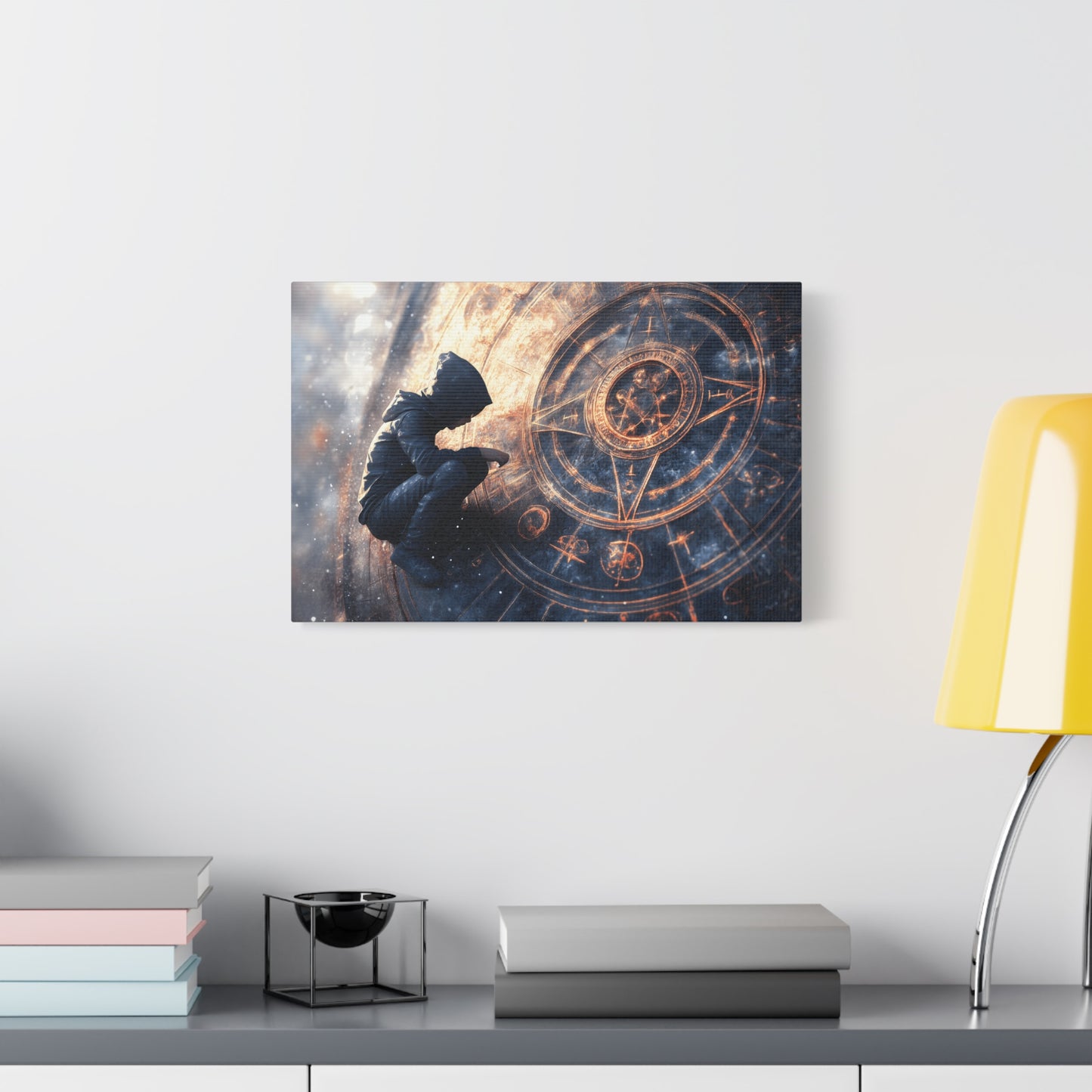Canvas Print Astrology Clock