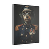 Miniature Schnauzer Military Wall Art - Patriotic Dog Décor for Army, Air Force, Navy, Marines