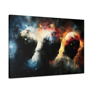 Cosmic Art Canvas, Space Home Decor, Astral Wall Art, Galaxy Prints, Modern Office Decor, Gift for Space Lovers, Unique Artwork